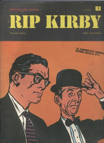 Burulan: Rip Kirby numero 01: El caso Faraday