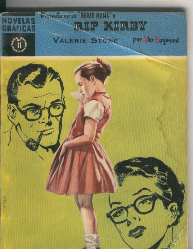Rip Kirby serie azul numero 11: Valerie Stone (numerado 1 en interior)