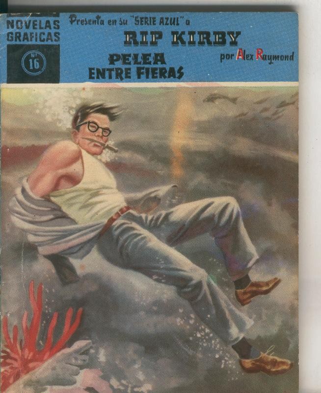 Rip Kirby serie azul numero 16: Pelea entre fieras