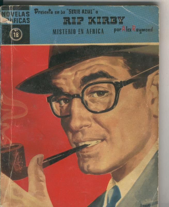 Rip Kirby serie azul numero 18: Misterio en Africa (numerado 1 en interior)