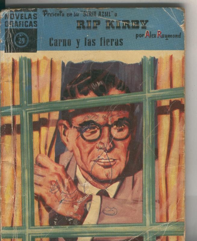 Rip Kirby serie azul numero 29: Carno y las fieras (aviejado)