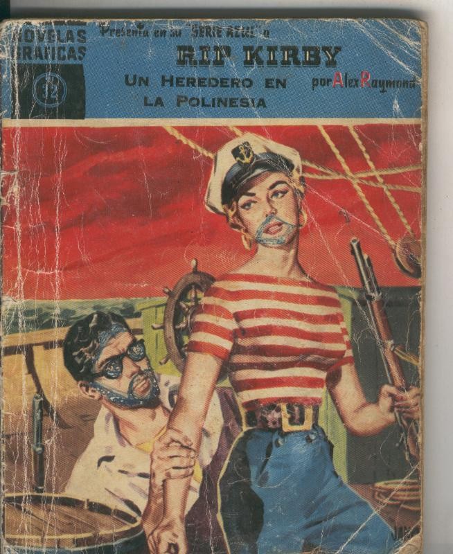 Rip Kirby serie azul numero 32: Un heredero en la polinesia (mal estado)