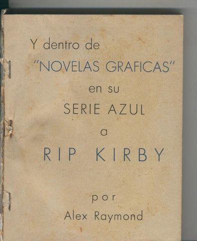 Rip Kirby serie azul retapado editorial con los numeros 1 al 3