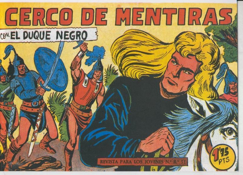 El Duque Negro facsimil numero 28: Cerco de mentiras