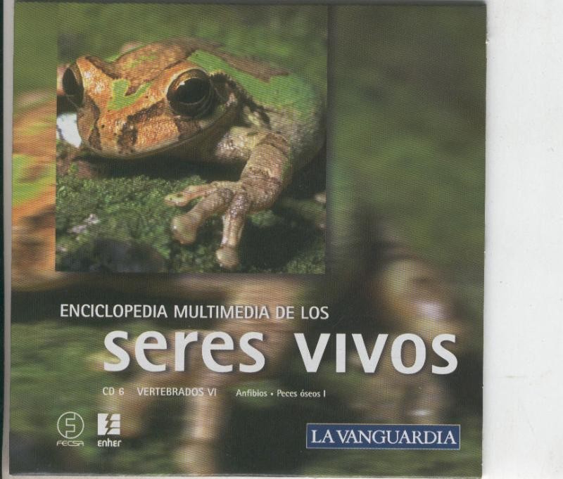 CD Rom Enciclopedia Multimedia de los seres vivos numero 06: Vertebrados 6: Anfibios-Peces Oseos I