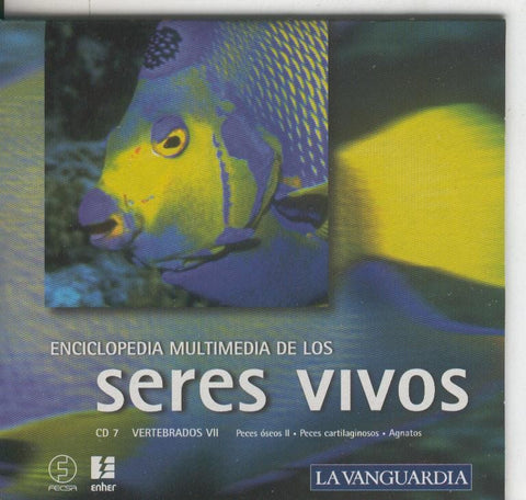 CD Rom Enciclopedia Multimedia de los seres vivos numero 07: Vertebrados 7: Peces Oseos II