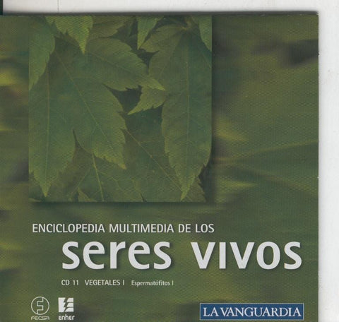 CD Rom Enciclopedia Multimedia de los seres vivos numero 11: Vegetales I