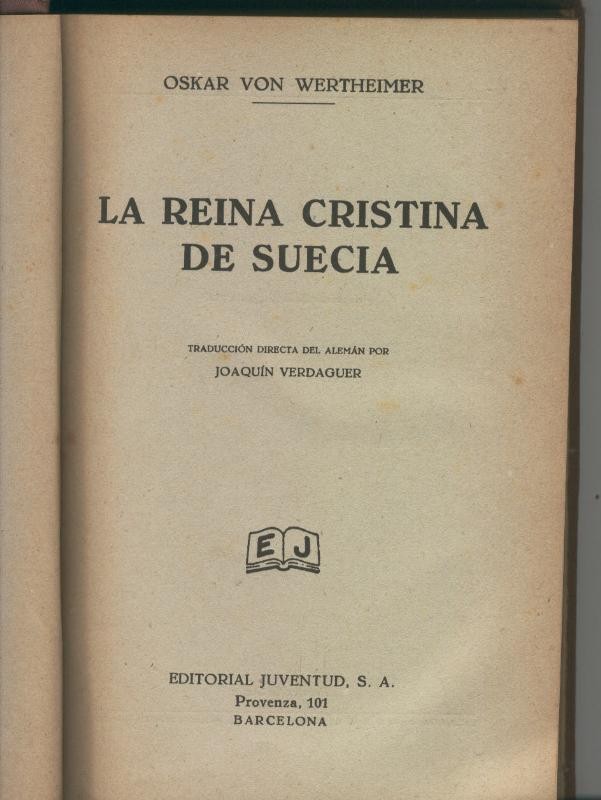 La reina Cristina de Suecia