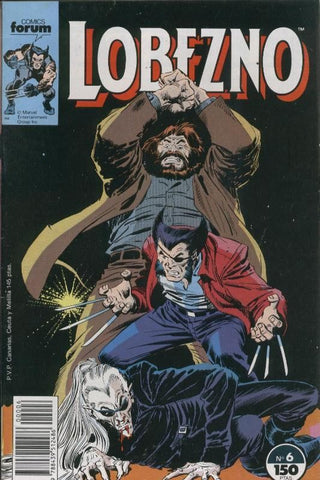 Lobezno volumen 1 numero 06 (numerado 1 en trasera)
