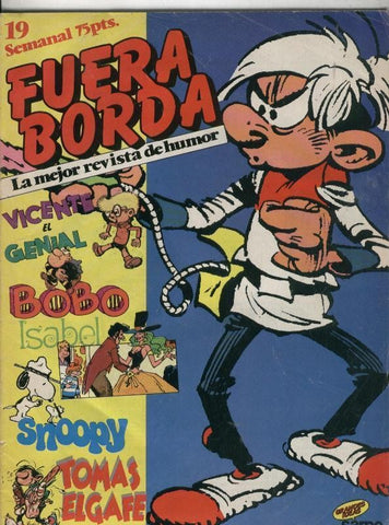 Fuera Borda numero 19 (numerado 1 en trasera)