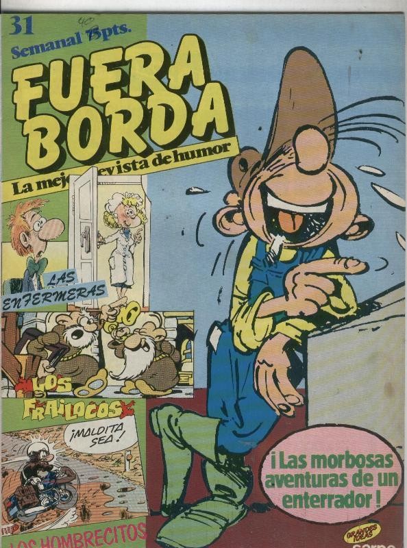 Fuera Borda numero 31: poster central Bufalo (numerado 1 en trasera)