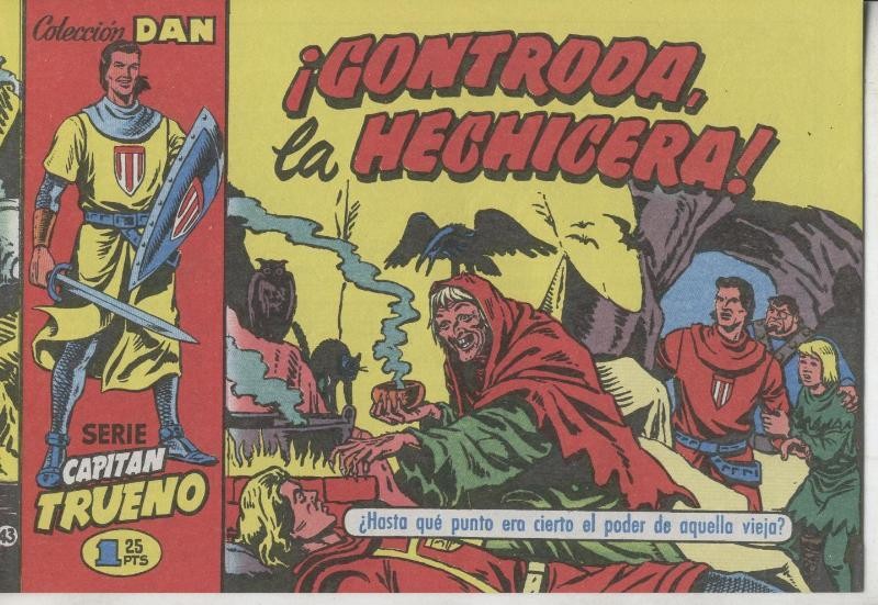 El Capitan Trueno facsimil numero 043: Gontroda, la hechicera
