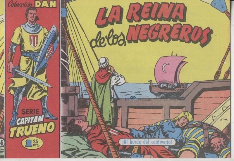 El Capitan Trueno facsimil numero 046: La reina de los negreros
