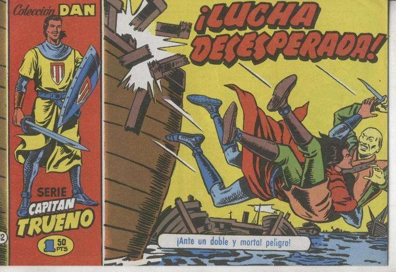 El Capitan Trueno facsimil numero 052: Lucha desesperada