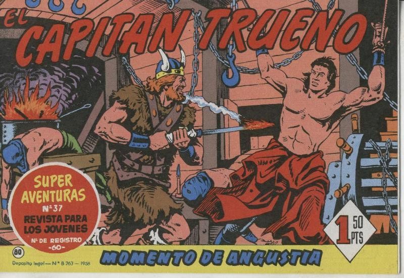 El Capitan Trueno facsimil numero 080: Momento de angustia