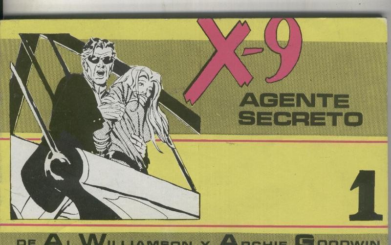 X 9 Agente secreto, coleccion completa de 3 tomitos