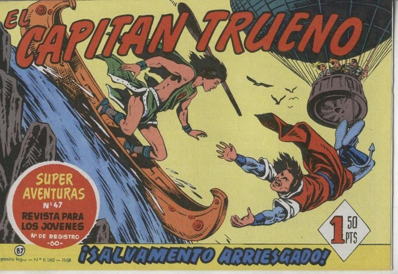 El Capitan Trueno facsimil numero 087: Salvamento arriesgado