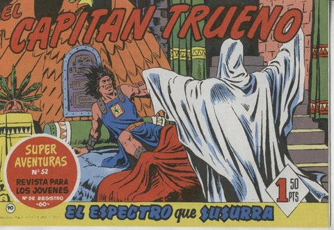 El Capitan Trueno facsimil numero 090: El espectro que susurra