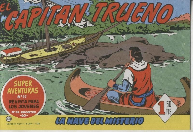 El Capitan Trueno facsimil numero 109: La nave del misterio