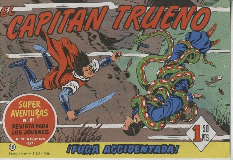 El Capitan Trueno facsimil numero 111: Fuga accidentada