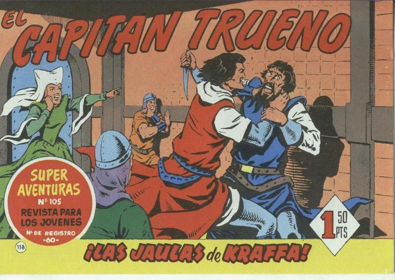 El Capitan Trueno facsimil numero 118: Las jaulas de Kraffa