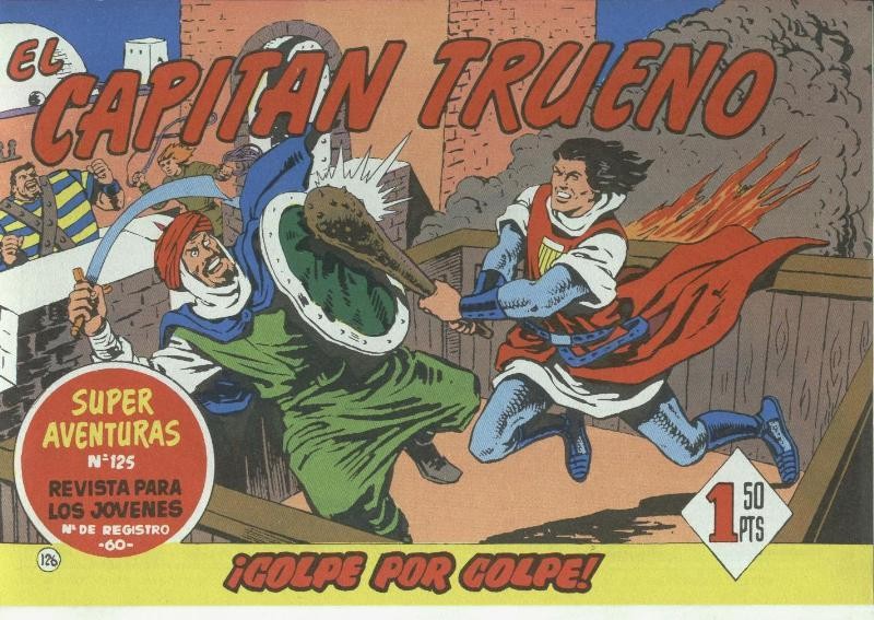 El Capitan Trueno facsimil numero 126: Golpe por golpe