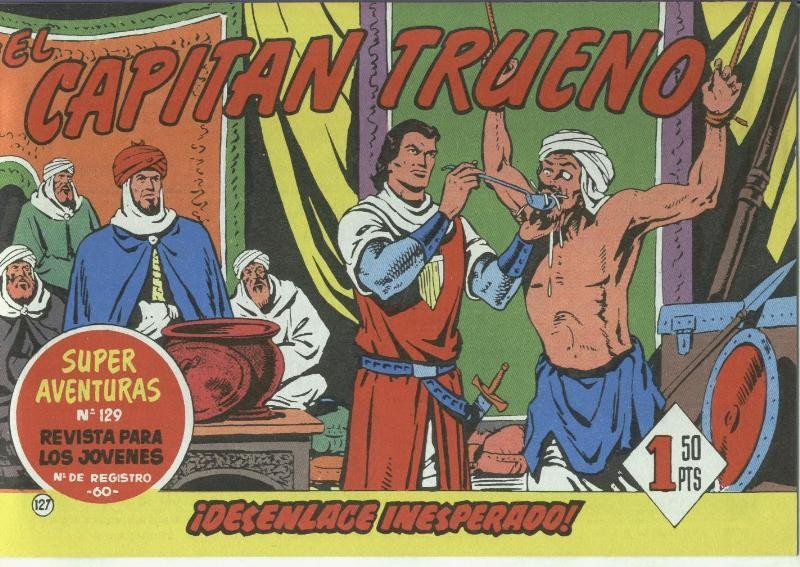 El Capitan Trueno facsimil numero 127: Desenlace inesperado