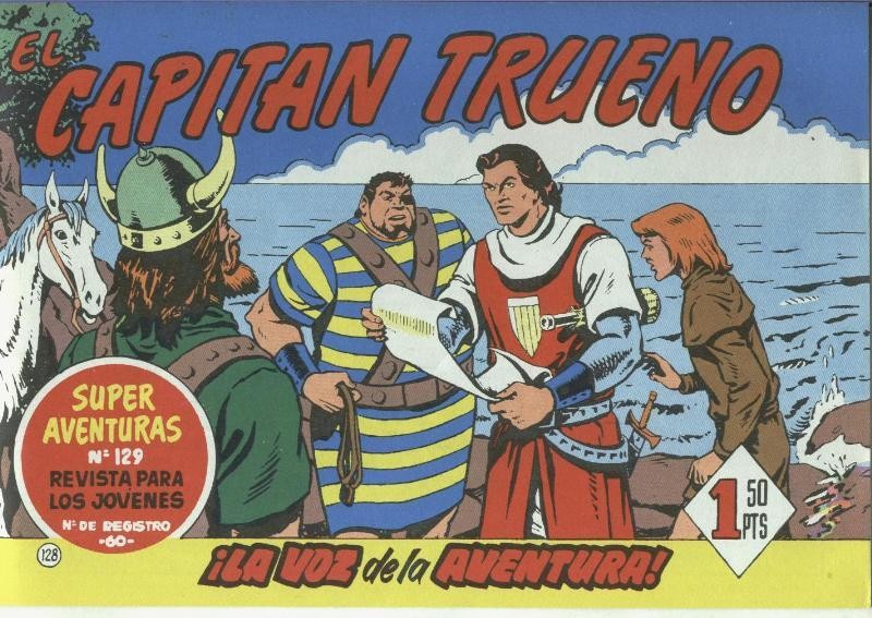 El Capitan Trueno facsimil numero 128: La voz de la aventura