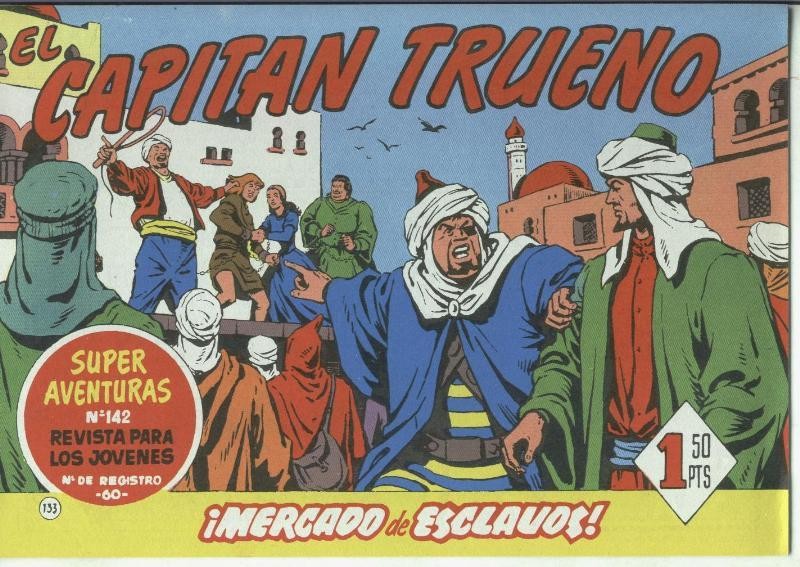 El Capitan Trueno facsimil numero 133: Mercado de esclavos