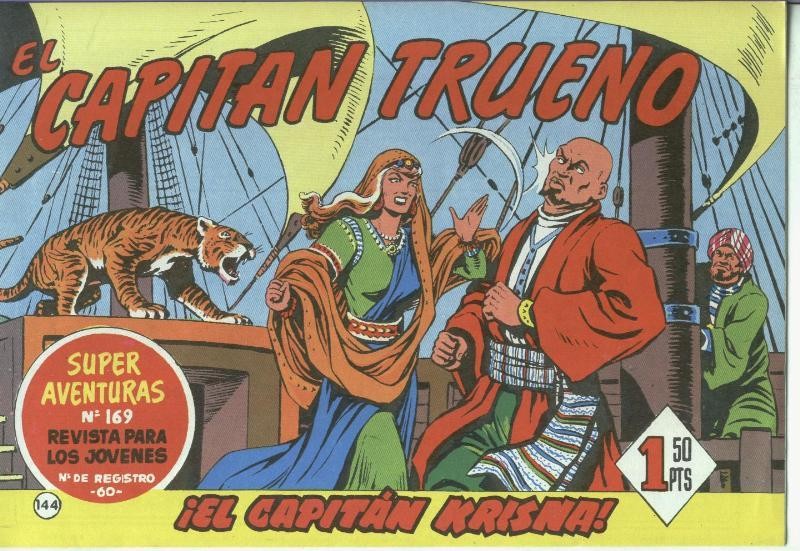 El Capitan Trueno facsimil numero 144: El capitan Krisna