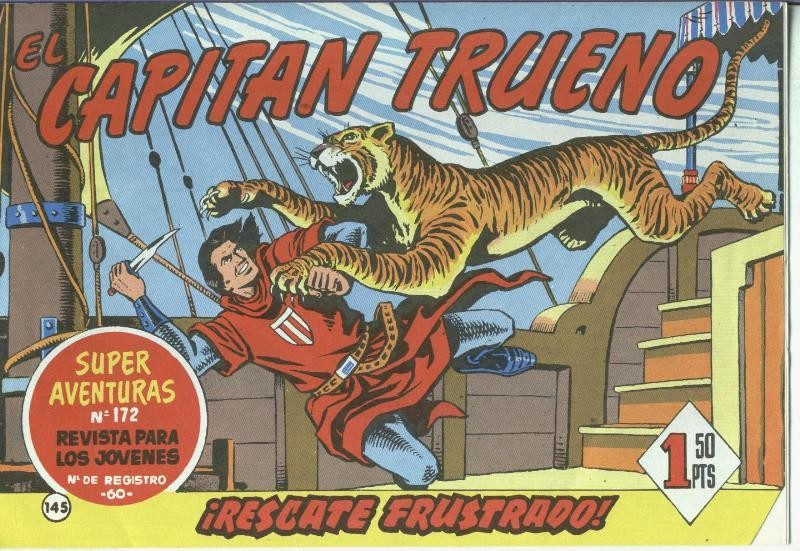El Capitan Trueno facsimil numero 145: Rescate frustrado