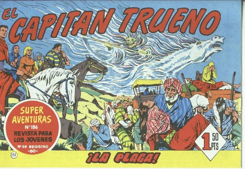 El Capitan Trueno facsimil numero 151: La plaga