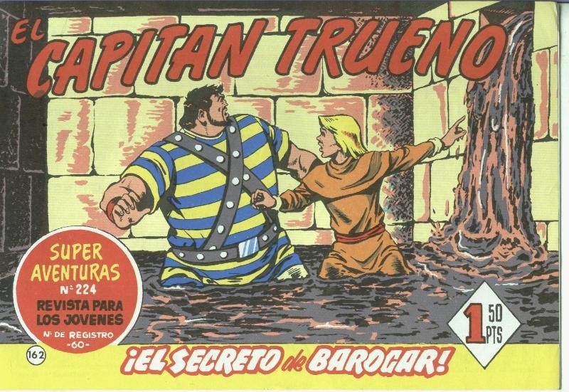 El Capitan trueno facsimil numero 162: El secreto de Barogar