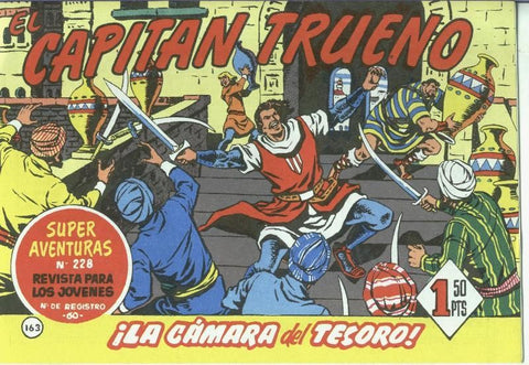 El Capitan trueno facsimil numero 163: La camara del tesoro