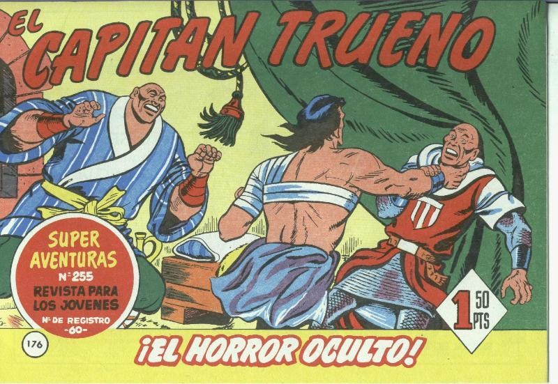 El Capitan trueno facsimil numero 176: El horror oculto