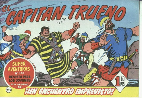 El Capitan trueno facsimil numero 249: Un encuentro imprevisto