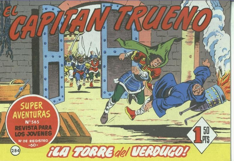 El Capitan trueno facsimil numero 284: La torre del verdugo