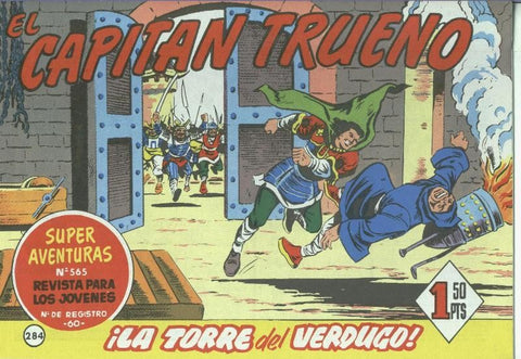 El Capitan trueno facsimil numero 284: La torre del verdugo