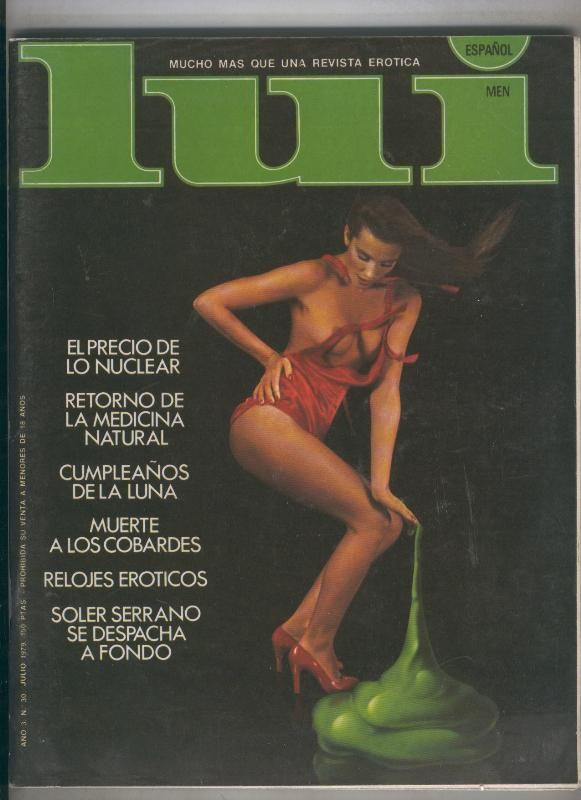 Revista Lui numero 30: Nadia perezosa