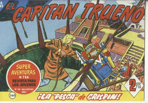 El Capitan trueno facsimil numero 360: La pesca de Crispin