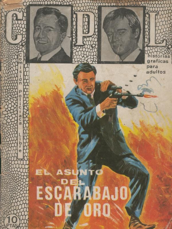 C.P.L: El asunto del escarabajo de oro (algo aviejado, cubierta suelta)