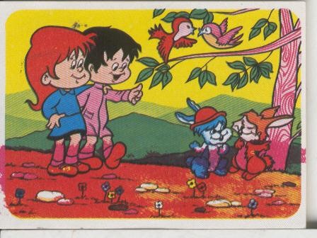 Cromos: Juego de refranes numero 19: Cada oveja con su pareja