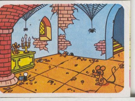 Cromos: Juego de refranes numero 22: Casa sin moradores, nido de ratones
