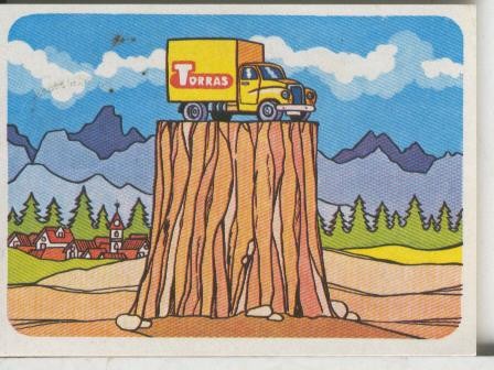 Cromos: Juego de refranes numero 29: Y mientra el chofer dormia, le quitaron la cartera