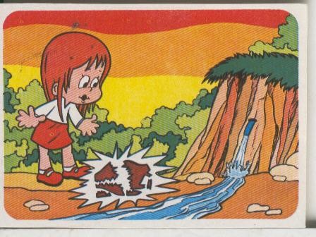 Cromos: Juego de refranes numero 31: Tantas veces va el cantaro a la fuente