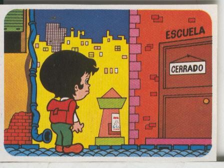 Cromos: Juego de refranes numero 51: Si quieres llegar antes, levantate mas temprano