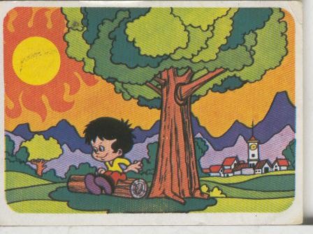 Cromos: Juego de refranes numero 60: Quien a buen arbol se arriba buena sombra le cobija