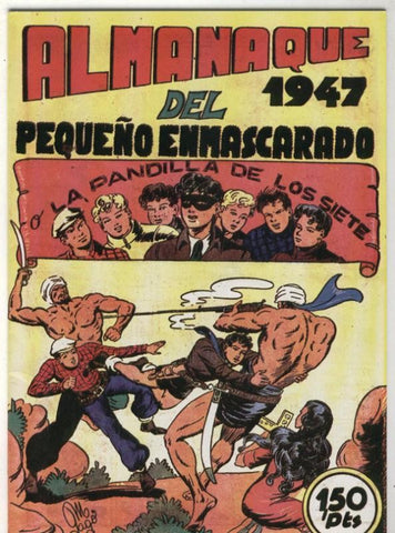 Facsimil: La pandilla de los siete almanaque 1947