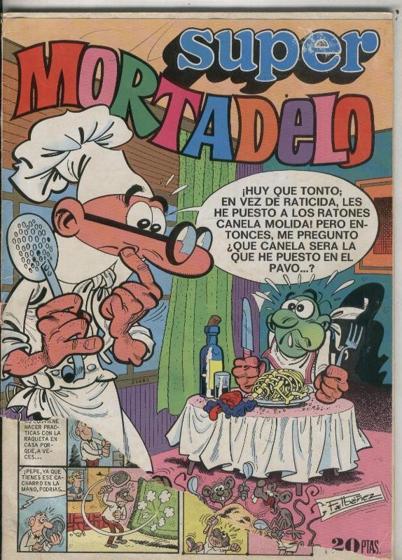 Super Mortadelo numero 031: roto en cubierta parte inferior segun imagen
