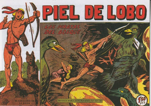 Piel de Lobo facsimil numero 75: Los piratas del bosque